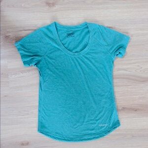 Patagonia Blue Fitted Short Sleeve T-Shirt